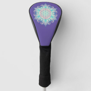Flower Of Life - Indian Mandala 2 Golf Head Cover