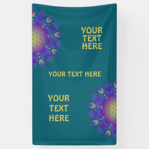 Flower Of Life - Indian Mandala 3 Banner