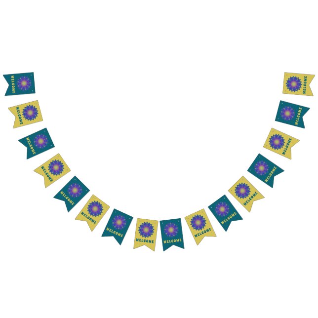 Flower Of Life - Indian Mandala 3 Bunting (All)