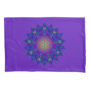 Flower Of Life - Indian Mandala 3 Pillowcase