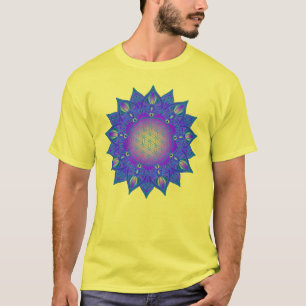 Flower Of Life - Indian Mandala 3 T-Shirt