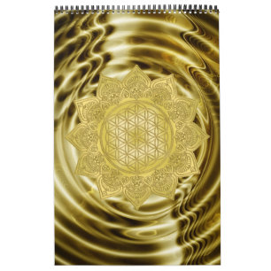 Flower Of Life - Indian Mandala 4 Calendar