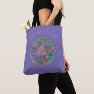 Flower Of Life - Indian Mandala 7c Tote Bag