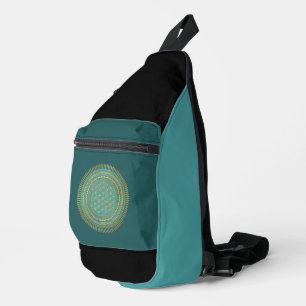 Flower Of Life - Indigenous Mandala 1 Sling Bag