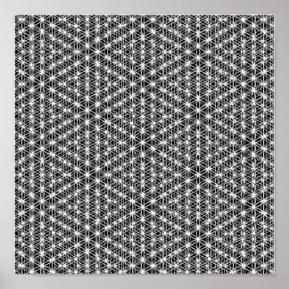 Flower Of Life Intricate Weave #2 Poster