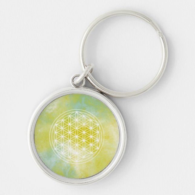 flower of life key ring (Front)