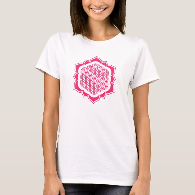 Flower of Life - Lotus Flower T-Shirt (Front)