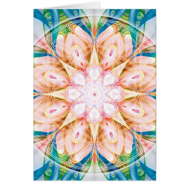 Flower of Life Mandala 11 Card (Front)