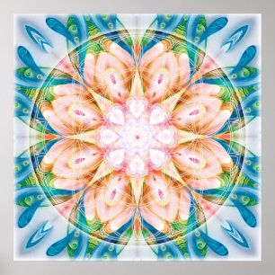 Flower of Life Mandala 11 Poster