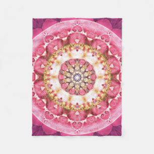 Flower of LIfe Mandala 5 Fleece Blanket