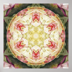 Flower of Life Mandala 6 Poster