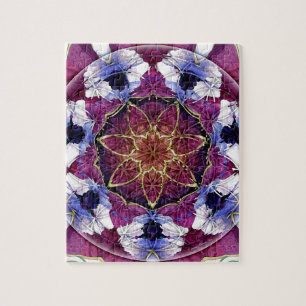Flower of Life Mandala 8 Gifts Jigsaw Puzzle