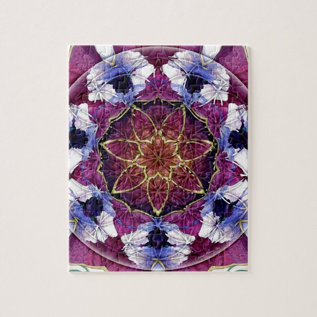 Flower of Life Mandala 8 Gifts Jigsaw Puzzle (Vertical)