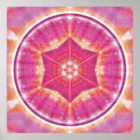 Flower of Life Mandala 9 Poster