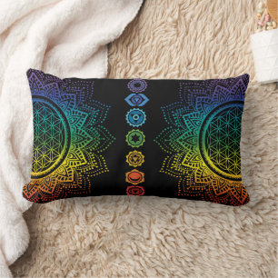 Flower of life   Mandala   Chakra Pillow