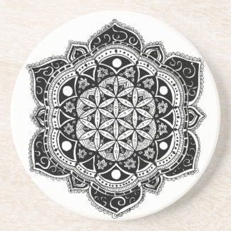 Flower of Life Mandala Coaster