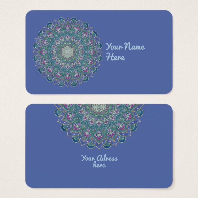 Flower Of Life - Mandala India Style 1 (Front & Back)
