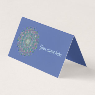 Flower Of Life - Mandala India Style 1 Business Card