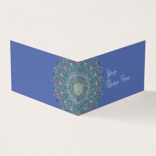 Flower Of Life - Mandala India Style 1 Business Card