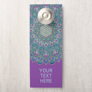 Flower Of Life - Mandala India Style 1 Door Hanger