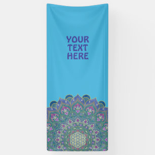Flower Of Life - Mandala India Style 2 Banner