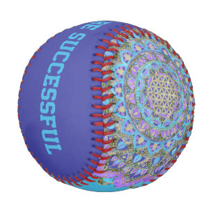 Flower Of Life - Mandala India Style 2 Baseball