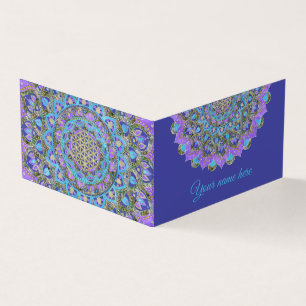 Flower Of Life - Mandala India Style 2 Business Card