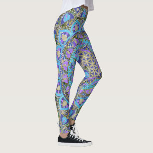 Flower Of Life - Mandala India Style 2 Leggings