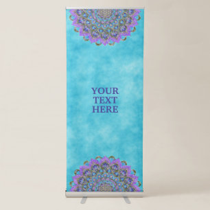 Flower Of Life - Mandala India Style 2 Retractable Banner