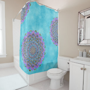 Flower Of Life - Mandala India Style 2 Shower Curtain