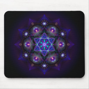 Flower Of Life Mandala Mouse Mat