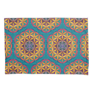 Flower of Life Mandala Pillowcase