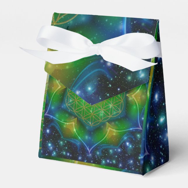Flower of Life - Mandala V universe Favour Box (Front Side)