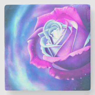 Flower of Life Marble Coaster