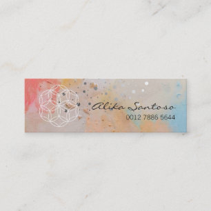 Flower of Life Mini Business Card