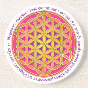 Flower Of Life / Moola Mantra Coaster