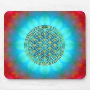 Flower of Life Motive 11 Mouse Mat