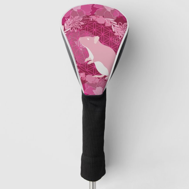 Flower of life mouse golf head cover (Front)