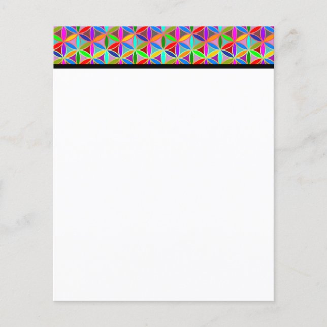 FLOWER OF LIFE - multi coloured gradients pattern (Front)
