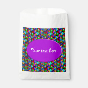 FLOWER OF LIFE - multi coloured gradients pattern Favour Bags