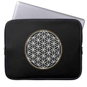 FLOWER OF LIFE MYSTICAL SYMBOL LAPTOP SLEEVE