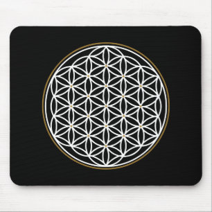 FLOWER OF LIFE MYSTICAL SYMBOL MOUSE MAT