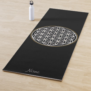 FLOWER OF LIFE MYSTICAL SYMBOL YOGA MAT