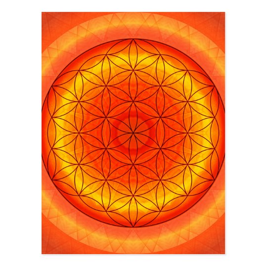Flower of Life no. 2 created by Tutti Postcard