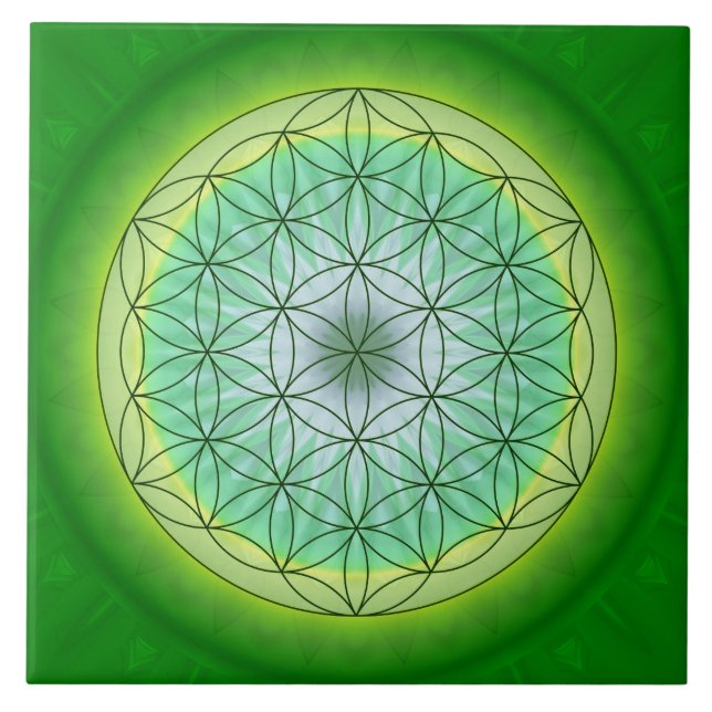Flower of Life No 3 by Tutti Tile (Front)