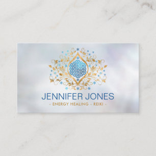 Flower of life ornament  business card