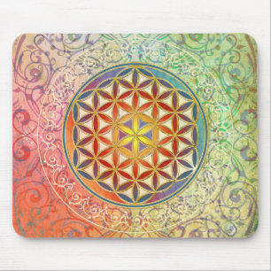 Flower of Life - Ornament I Mouse Mat