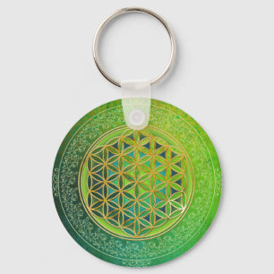Flower of Life - Ornament II Key Ring