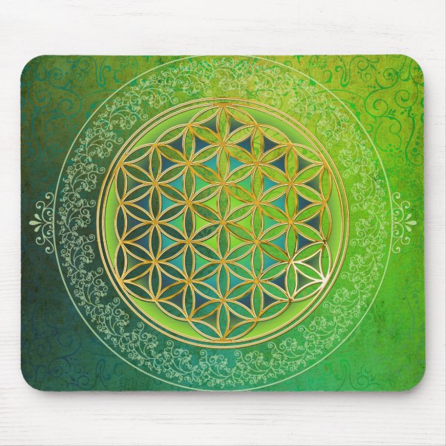 Flower of Life - Ornament II Mouse Mat (Front)