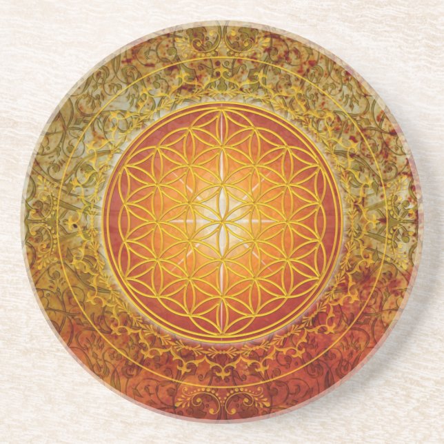 Flower of Life - Ornament III Coaster (Front)